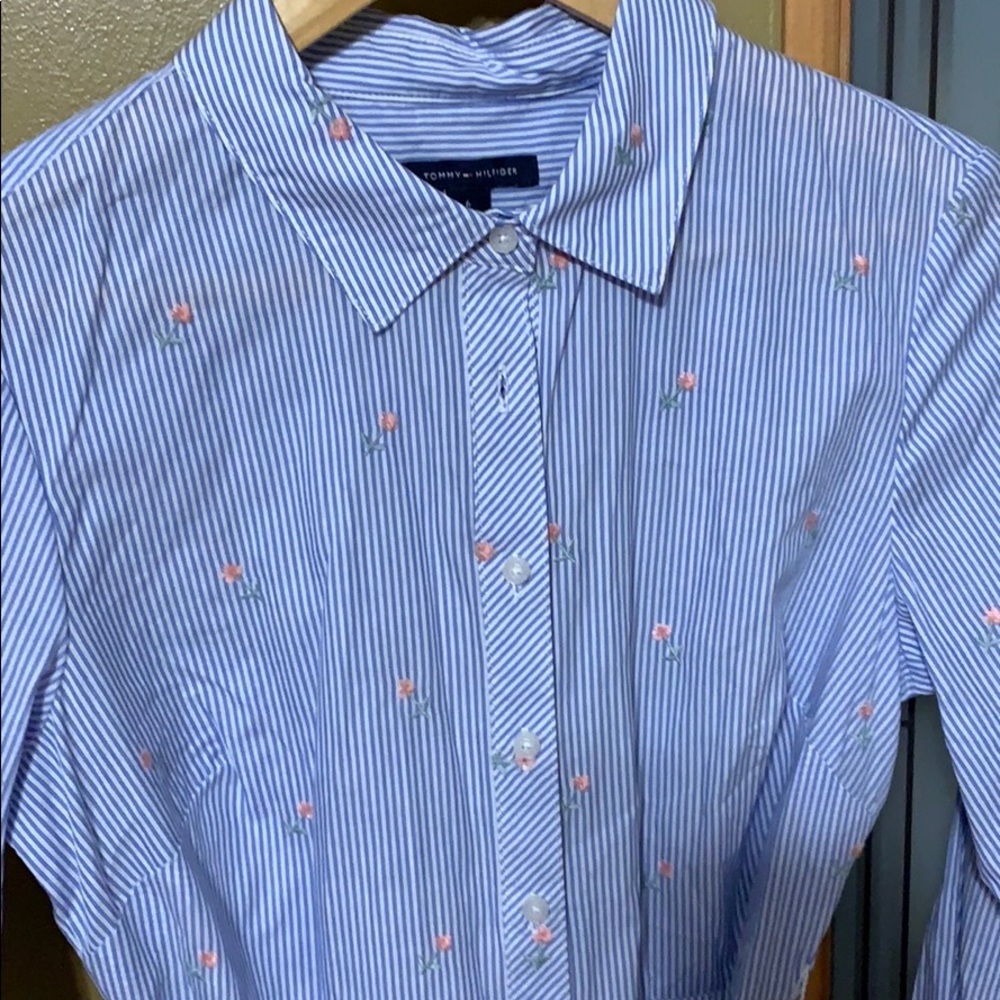 Blue spring dress